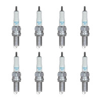 8 Spark Plugs with flat seal seat NGK for CHEVROLET SPARK...