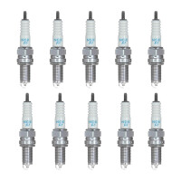 10 Spark Plugs with flat seal seat NGK for CHEVROLET...