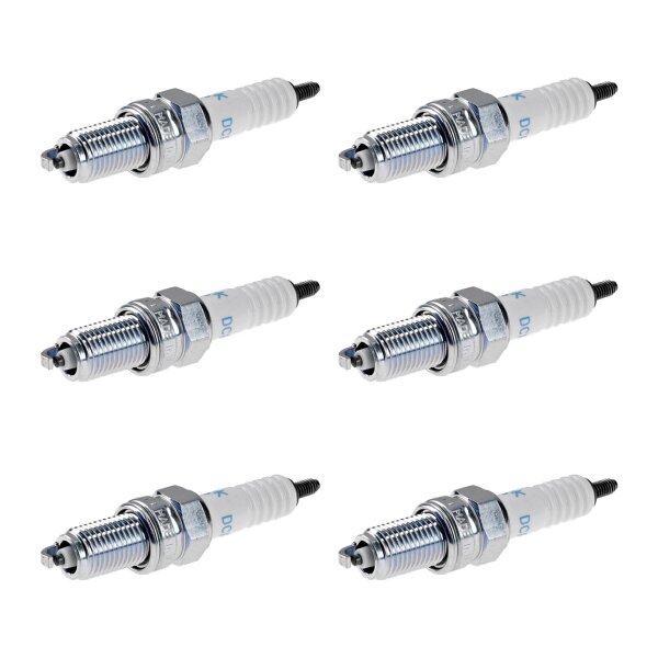 6 Spark Plugs fixed SAE connection NGK aftermarket expertise for e.g. LANCIA Y