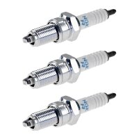 3 Spark Plugs with flat seal seat NGK IAM expertise for...
