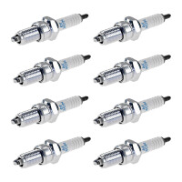 8 Spark Plugs with flat seal seat NGK IAM expertise for...