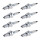 8 Spark Plugs with flat seal seat NGK IAM expertise for MERCURY and others