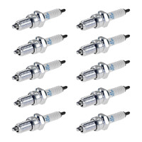 10 Spark Plugs with flat seal seat NGK IAM expertise for...
