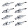 8 Spark Plugs with flat seal seat NGK IAM expertise for YAMAHA and others