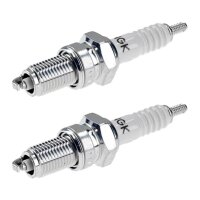 2 Spark Plugs with flat seal seat NGK IAM expertise for...