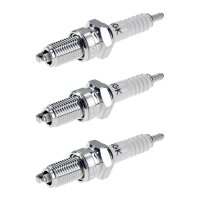 3 Spark Plugs with flat seal seat NGK IAM expertise for...