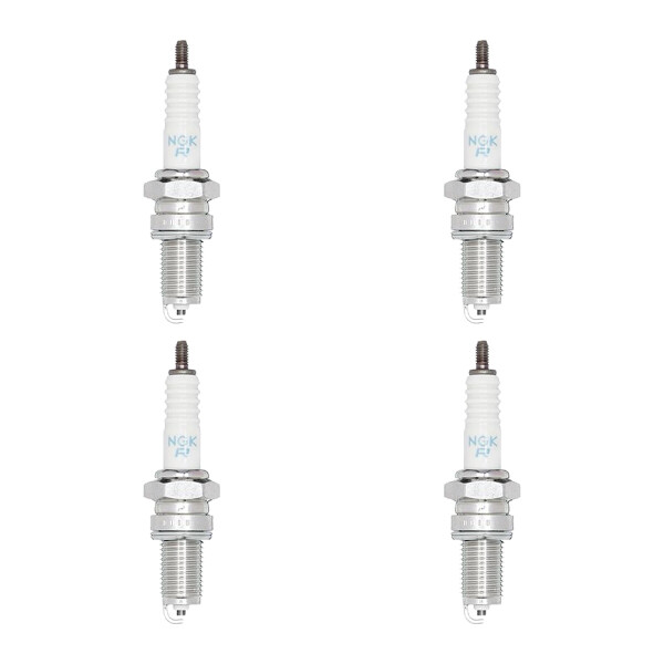4 Spark Plugs with flat seal seat NGK aftermarket expertise for HONDA and others