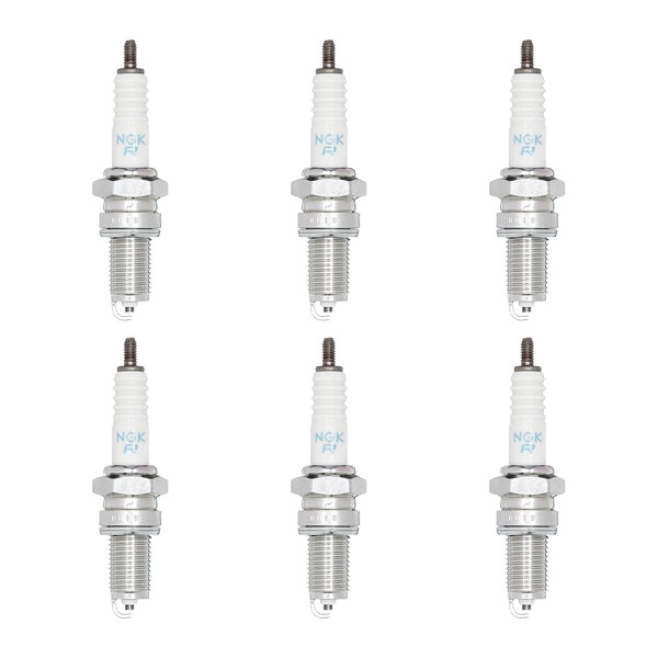 6 Spark Plugs with flat seal seat NGK aftermarket expertise for HONDA and others