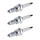 3 Spark Plugs with flat seal seat NGK aftermarket expertise for HONDA and others