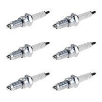 6 Spark Plugs with flat seal seat NGK aftermarket...