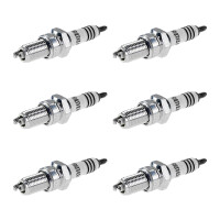 6 Spark Plugs with flat seat NGK IAM-Expertise Iridium IX...