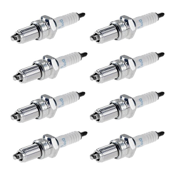 8 Spark Plugs with flat seal seat NGK IAM expertise for YAMAHA and others