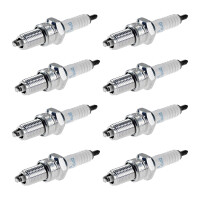 8 Spark Plugs with flat seal seat NGK IAM expertise for...