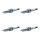4 Spark Plugs fixed SAE connection NGK aftermarket expertise for e.g. HONDA CR-V