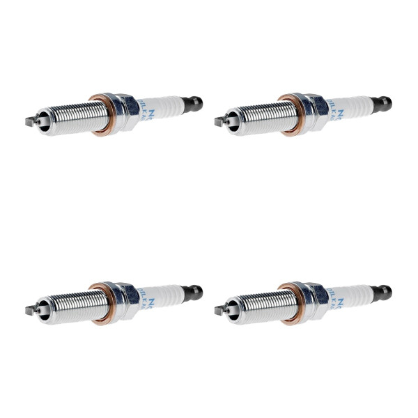 4 Spark Plugs interference suppressed 5 kOhm NGK for NISSAN MICRA and others