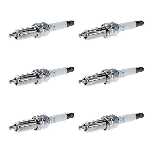 6 Spark Plugs fixed SAE connection NGK aftermarket expertise for NISSAN PATROL