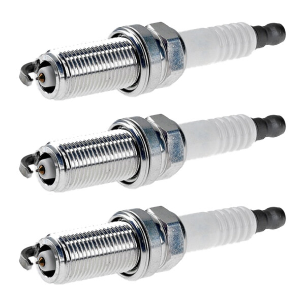 3 Spark Plugs fixed SAE connection NGK aftermarket expertise for e.g. SAAB 9-3