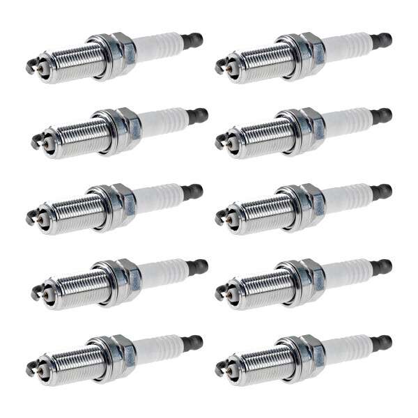10 Spark Plugs fixed SAE connection NGK aftermarket expertise for e.g. SAAB 9-3