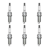 6 Spark Plugs with flat seal seat NGK IAM expertise for...