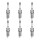 6 Spark Plugs with flat seal seat NGK IAM expertise for LEXUS GS and others