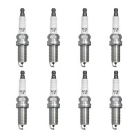 8 Spark Plugs with flat seal seat NGK IAM expertise for...