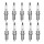 10 Spark Plugs with flat seal seat NGK IAM expertise for LEXUS GS and others