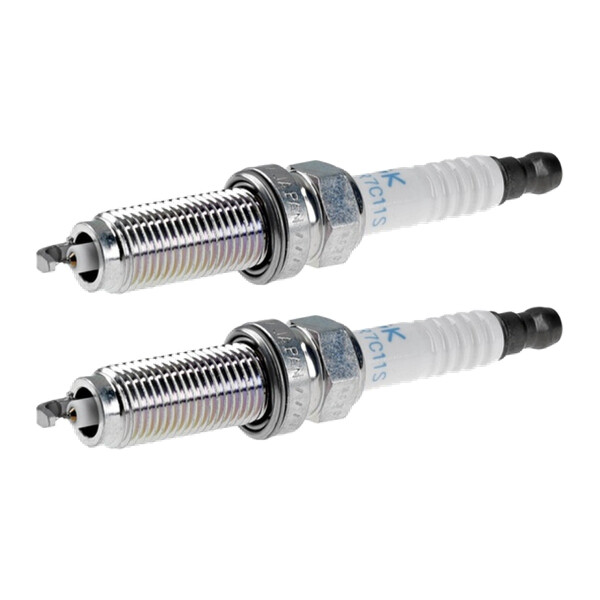 2 Spark Plugs with flat seal seat NGK suitable for HONDA JAZZ and others