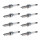 8 Spark Plugs with flat seal seat NGK suitable for HONDA JAZZ and others