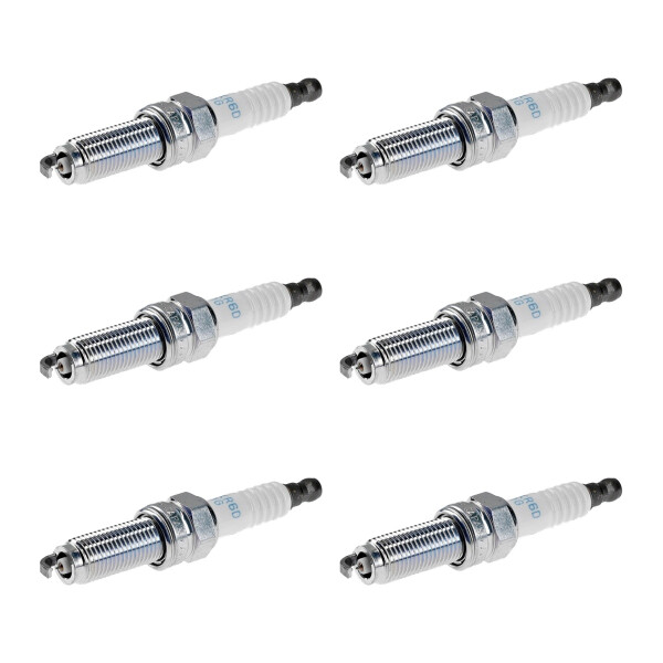 6 Spark Plugs fixed SAE connection NGK for e.g. MITSUBISHI OUTLANDER