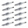 10 Spark Plugs fixed SAE connection NGK IAM expertise for e.g. HYUNDAI SANTA