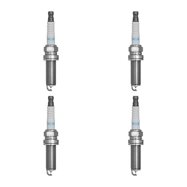 4 Spark Plugs suppressed 5 kOhm NGK aftermarket expertise for RENAULT MEGANE