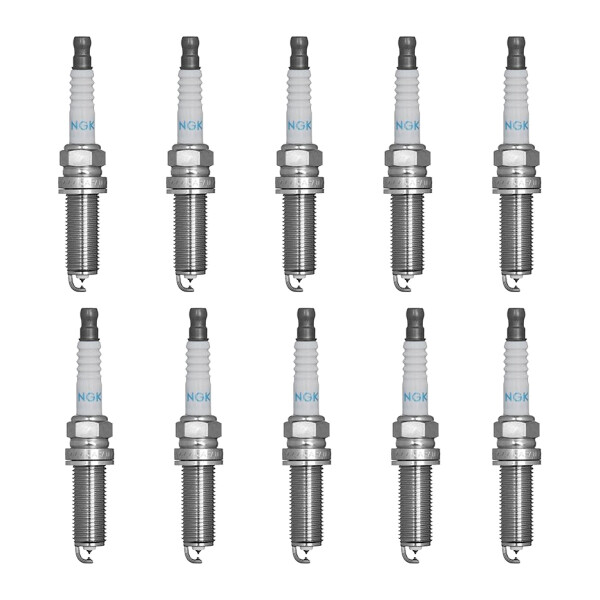 10 Zündkerzen entstört 5 kOhm NGK Aftermarket-Expertise für RENAULT MEGANE