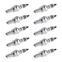 10 Spark Plugs with flat seat NGK Iridium IX suitable for...