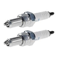 2 Spark Plugs with flat seal seat NGK IAM expertise for...