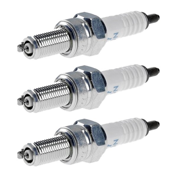 3 Spark Plugs with flat seal seat NGK IAM expertise for YAMAHA and others