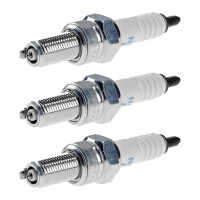 3 Spark Plugs with flat seal seat NGK IAM expertise for...