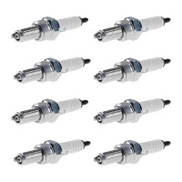 8 Spark Plugs with flat seal seat NGK IAM expertise for...