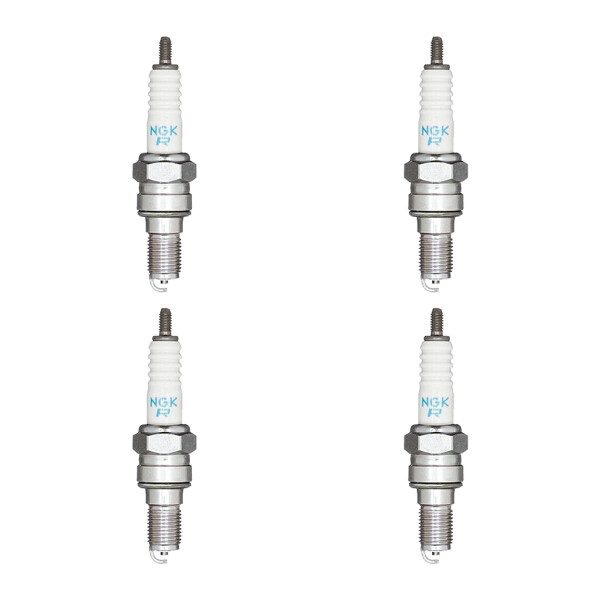 4 Spark Plugs with flat seal seat NGK Quick Aftermarket Expertise for HONDA