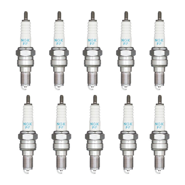 10 Spark Plugs with flat seal seat NGK Quick Aftermarket Expertise for HONDA