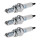 3 Spark Plugs with flat seal seat NGK aftermarket expertise for HONDA