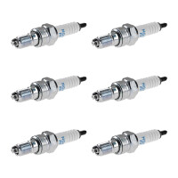 6 Spark Plugs with flat seal seat NGK aftermarket...