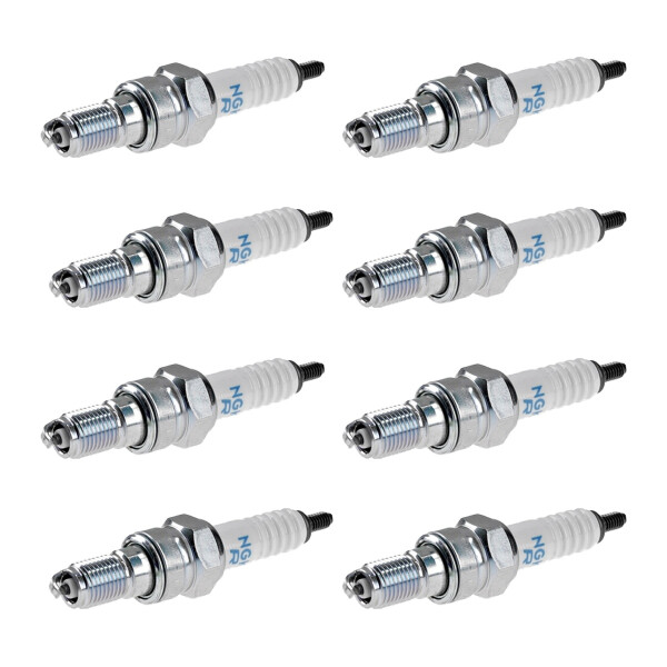 8 Spark Plugs with flat seal seat NGK aftermarket expertise for HONDA