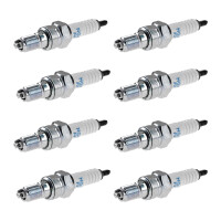 8 Spark Plugs with flat seal seat NGK aftermarket...