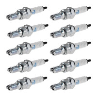 10 Spark Plugs with flat seal seat NGK aftermarket...