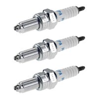 3 Spark Plugs with flat seal seat NGK aftermarket...