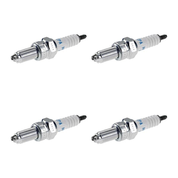 4 Spark Plugs with flat seal seat NGK aftermarket expertise for KAWASAKI