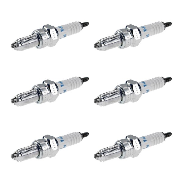 6 Spark Plugs with flat seal seat NGK aftermarket expertise for KAWASAKI