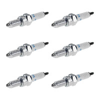 6 Spark Plugs with flat seal seat NGK aftermarket...