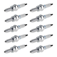 10 Spark Plugs with flat seal seat NGK aftermarket...