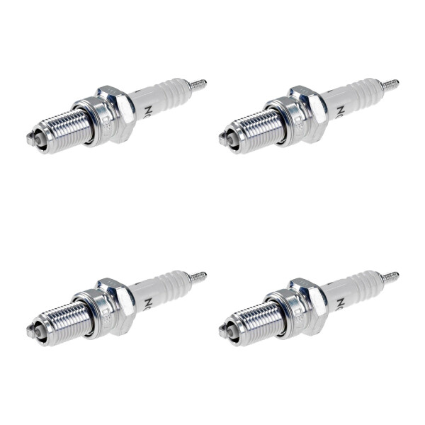 4 Spark Plugs with flat seal seat NGK aftermarket expertise for LANCIA THEMA